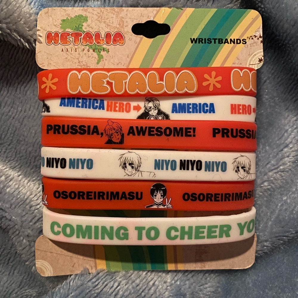 Hetalia Rubber Wristbands